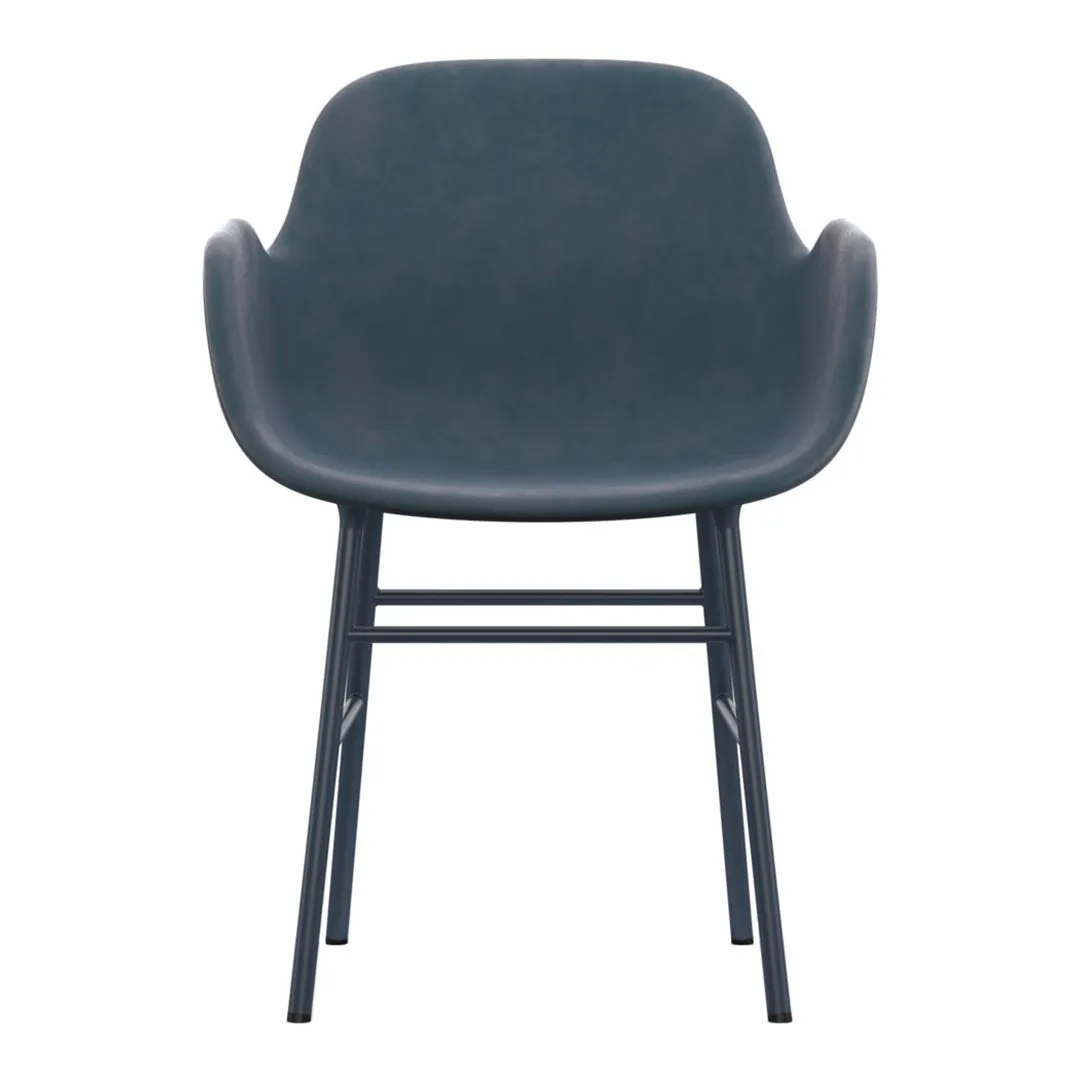 Form Armchair - Metal Legs - Upholstered