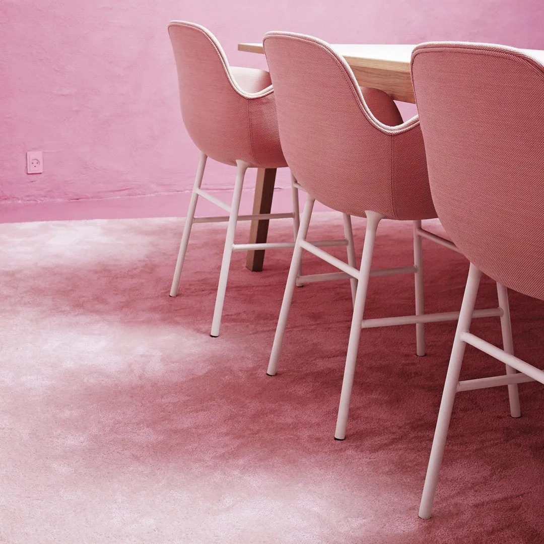 Form Armchair - Metal Legs - Upholstered