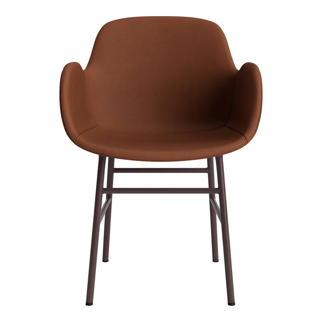 Form Armchair - Metal Legs - Upholstered