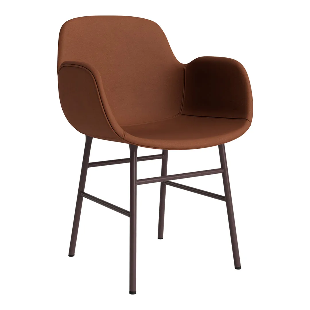Form Armchair - Metal Legs - Upholstered