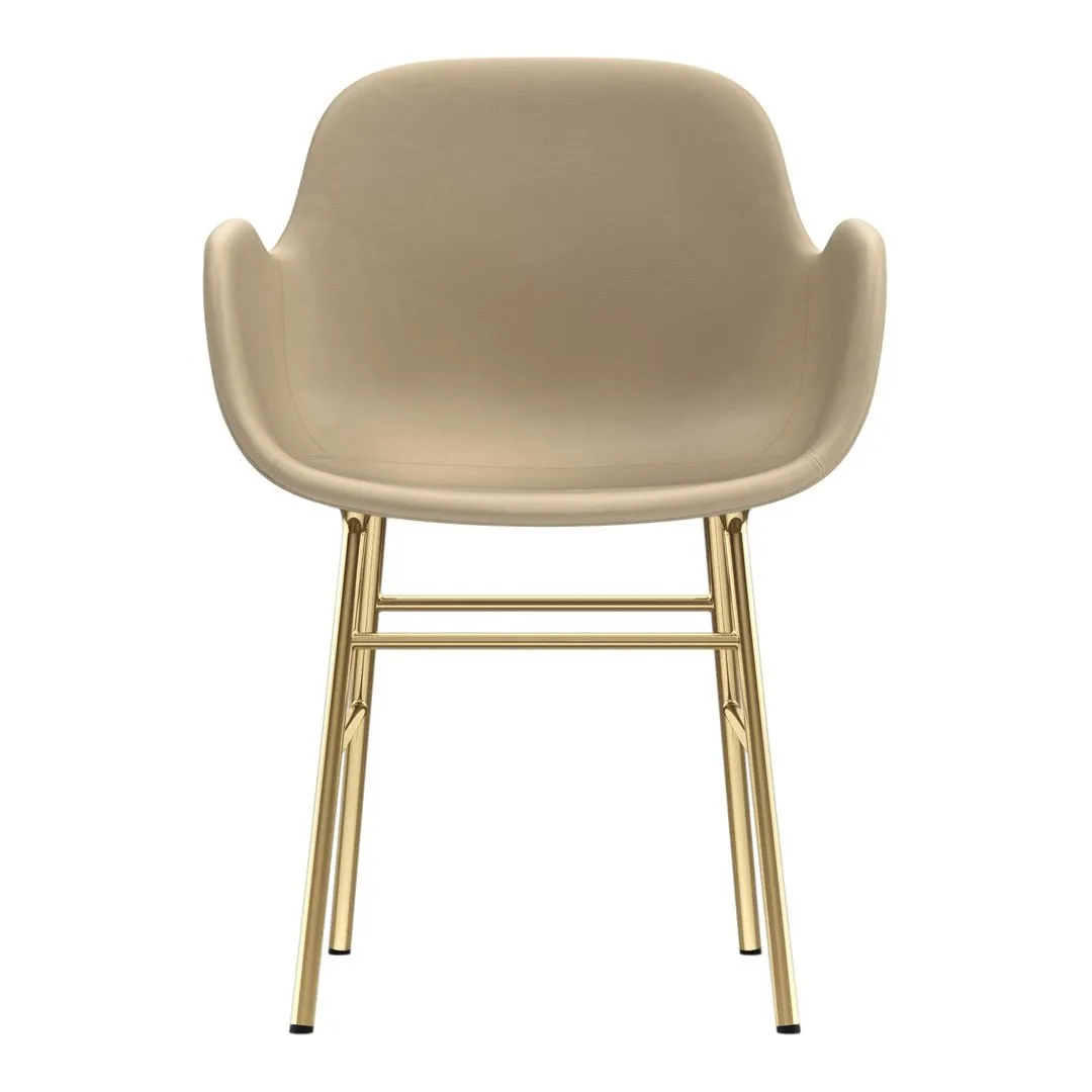Form Armchair - Metal Legs - Upholstered