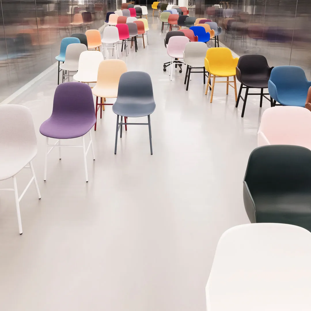 Form Armchair - Metal Legs - Upholstered