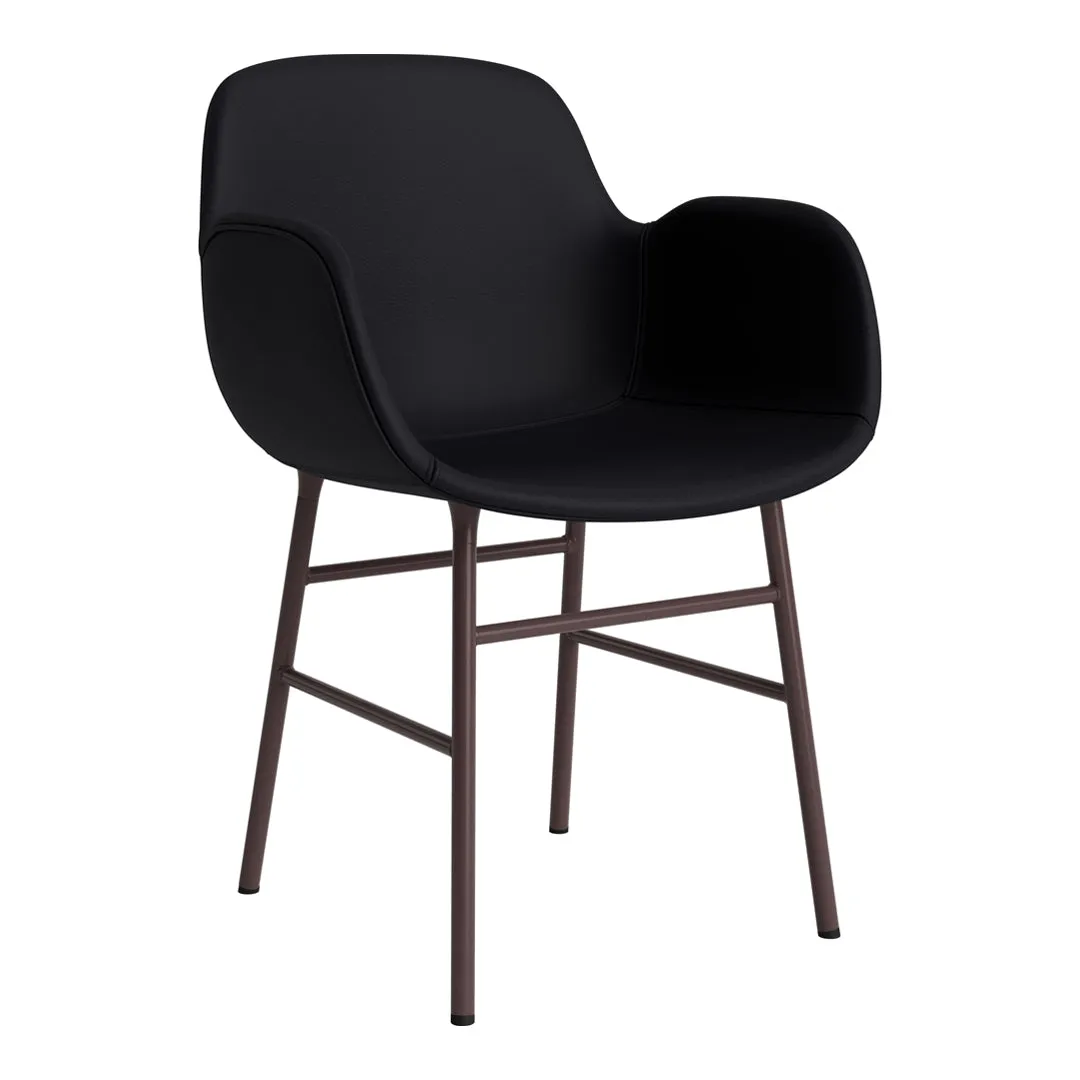 Form Armchair - Metal Legs - Upholstered