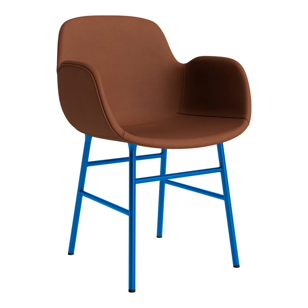 Form Armchair - Metal Legs - Upholstered