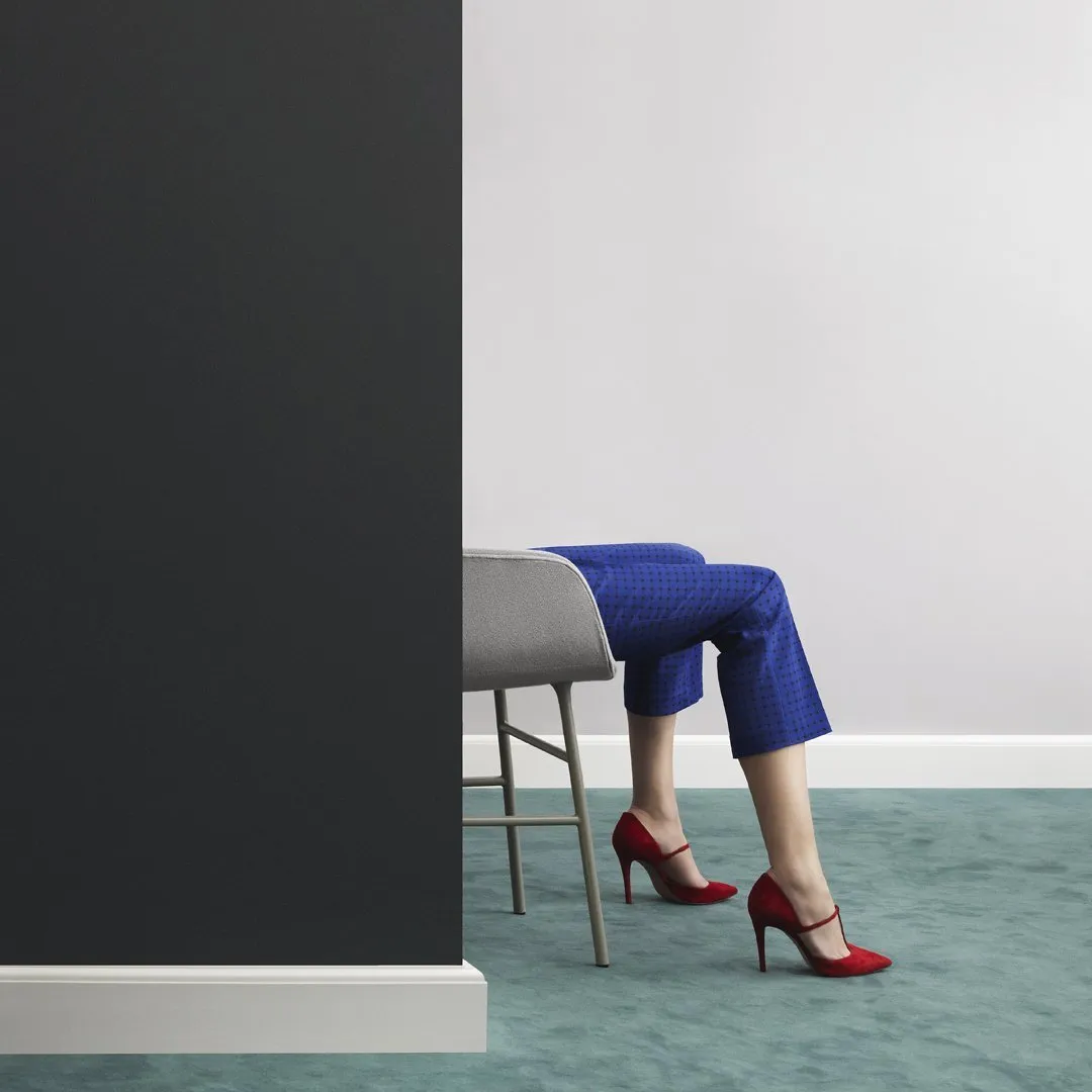 Form Armchair - Metal Legs - Upholstered