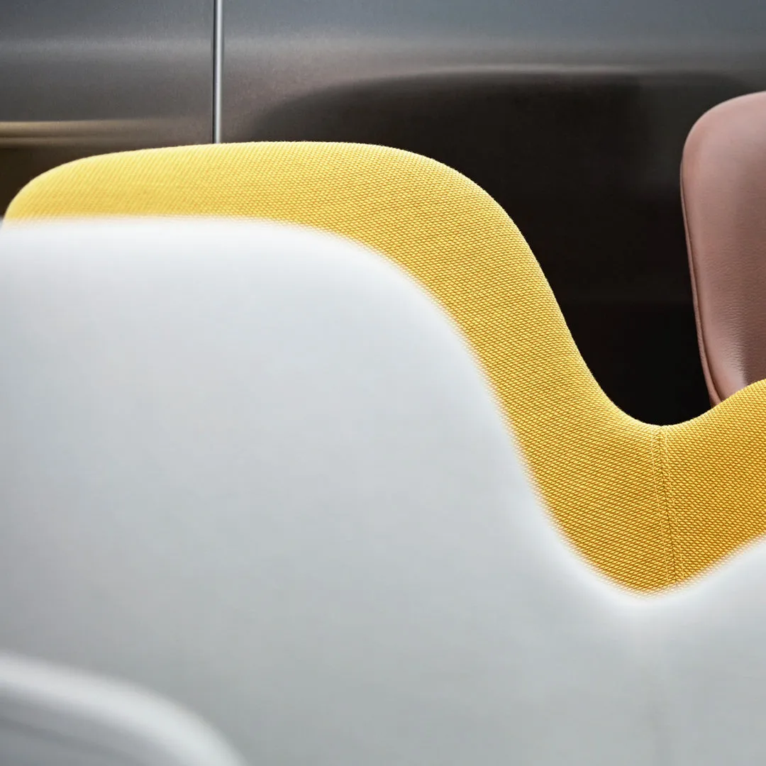 Form Armchair - Metal Legs - Upholstered