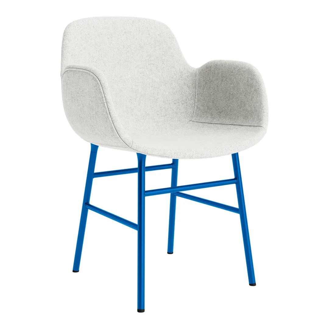 Form Armchair - Metal Legs - Upholstered