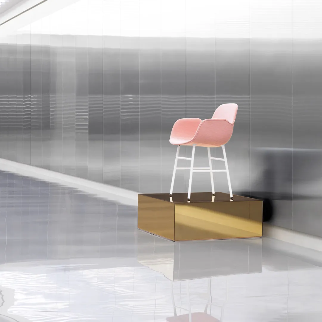 Form Armchair - Metal Legs - Upholstered