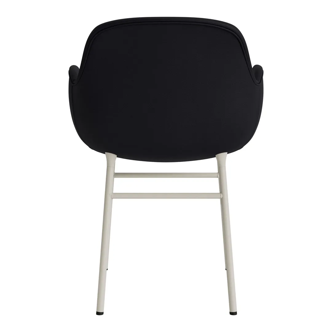 Form Armchair - Metal Legs - Upholstered