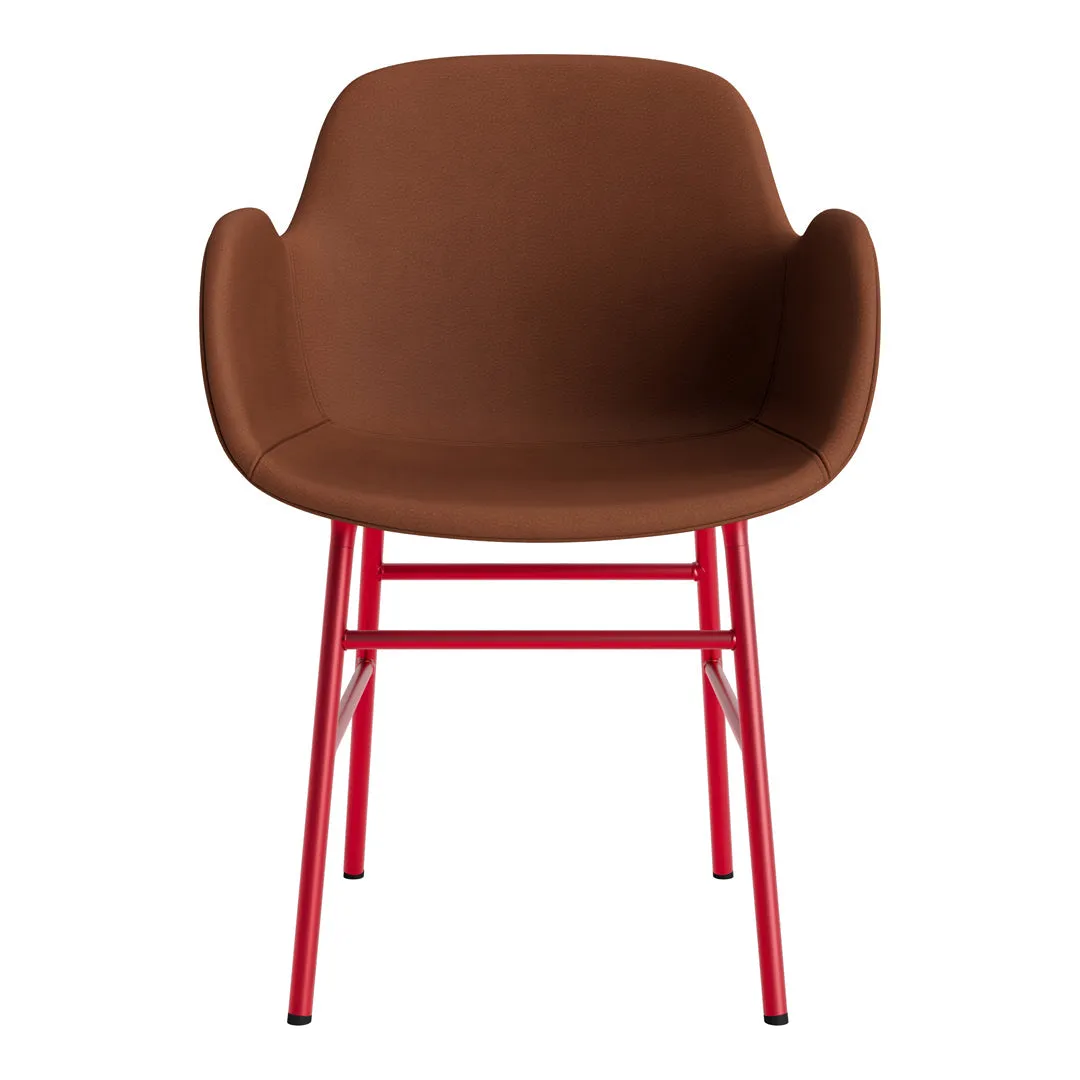 Form Armchair - Metal Legs - Upholstered