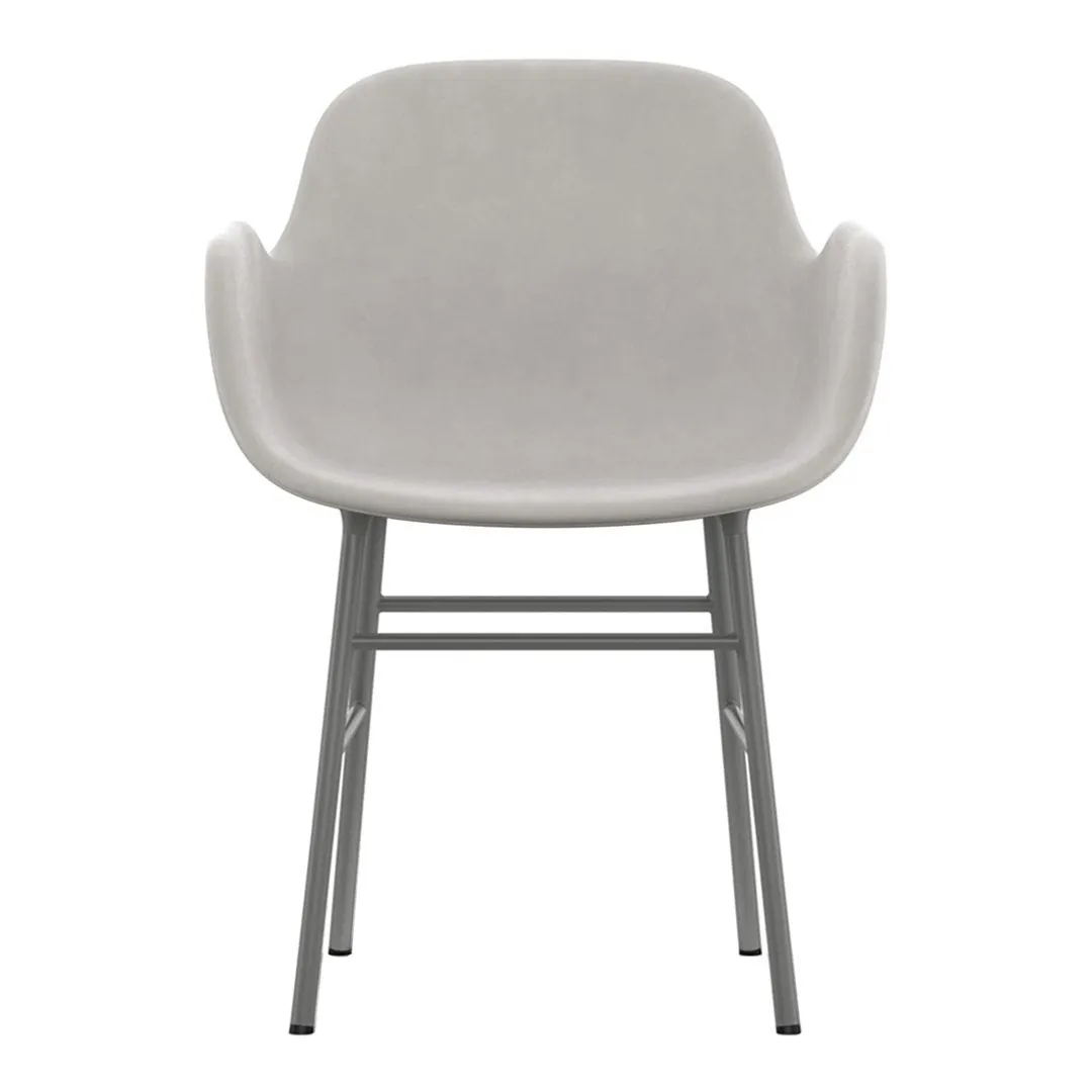Form Armchair - Metal Legs - Upholstered