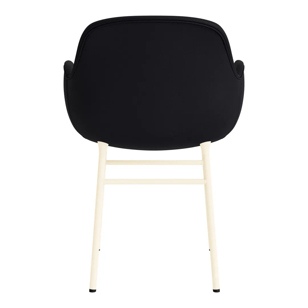 Form Armchair - Metal Legs - Upholstered