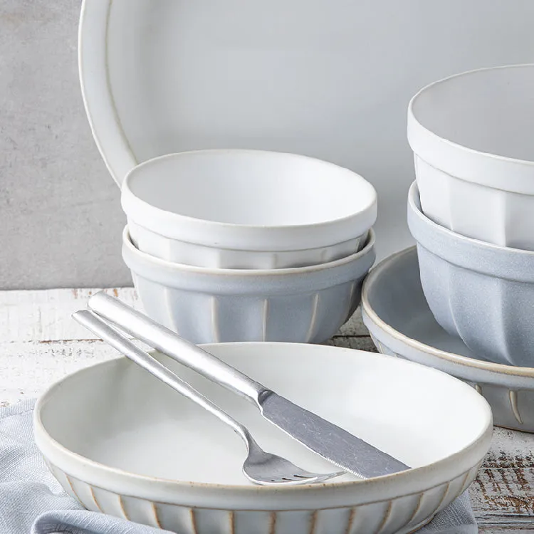 Grayish Blue Deep Plate