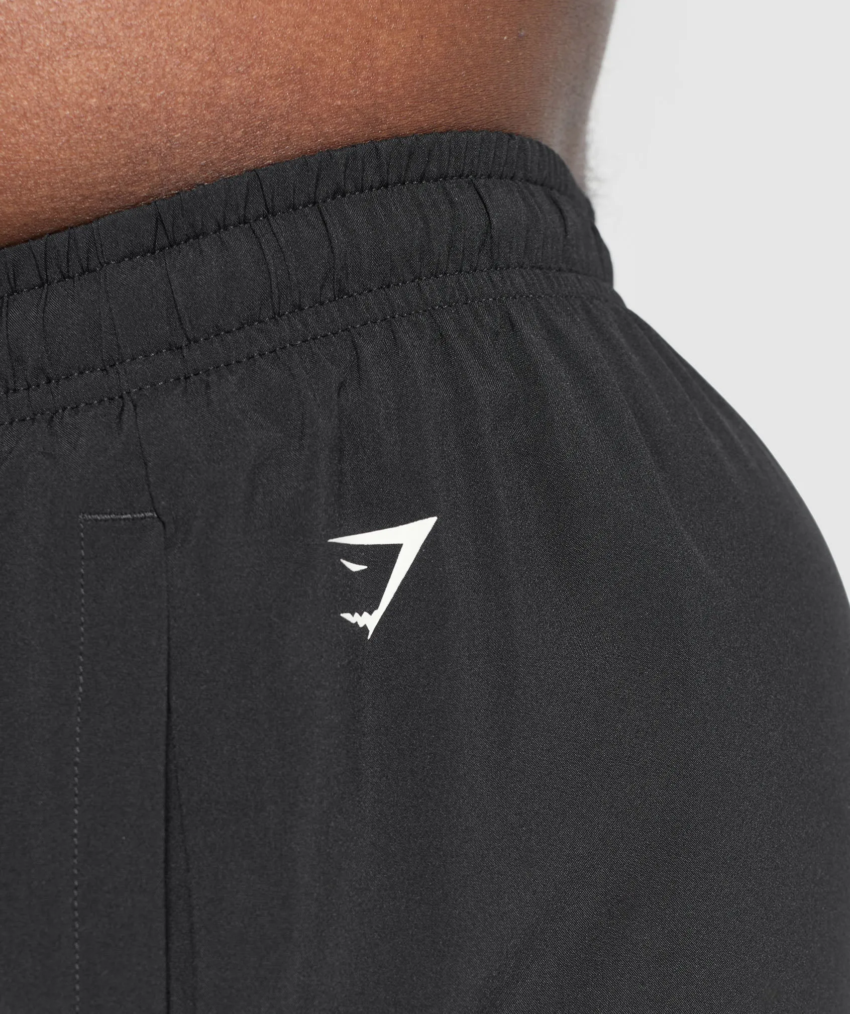 Gymshark Built Different Graphic Shorts - Black