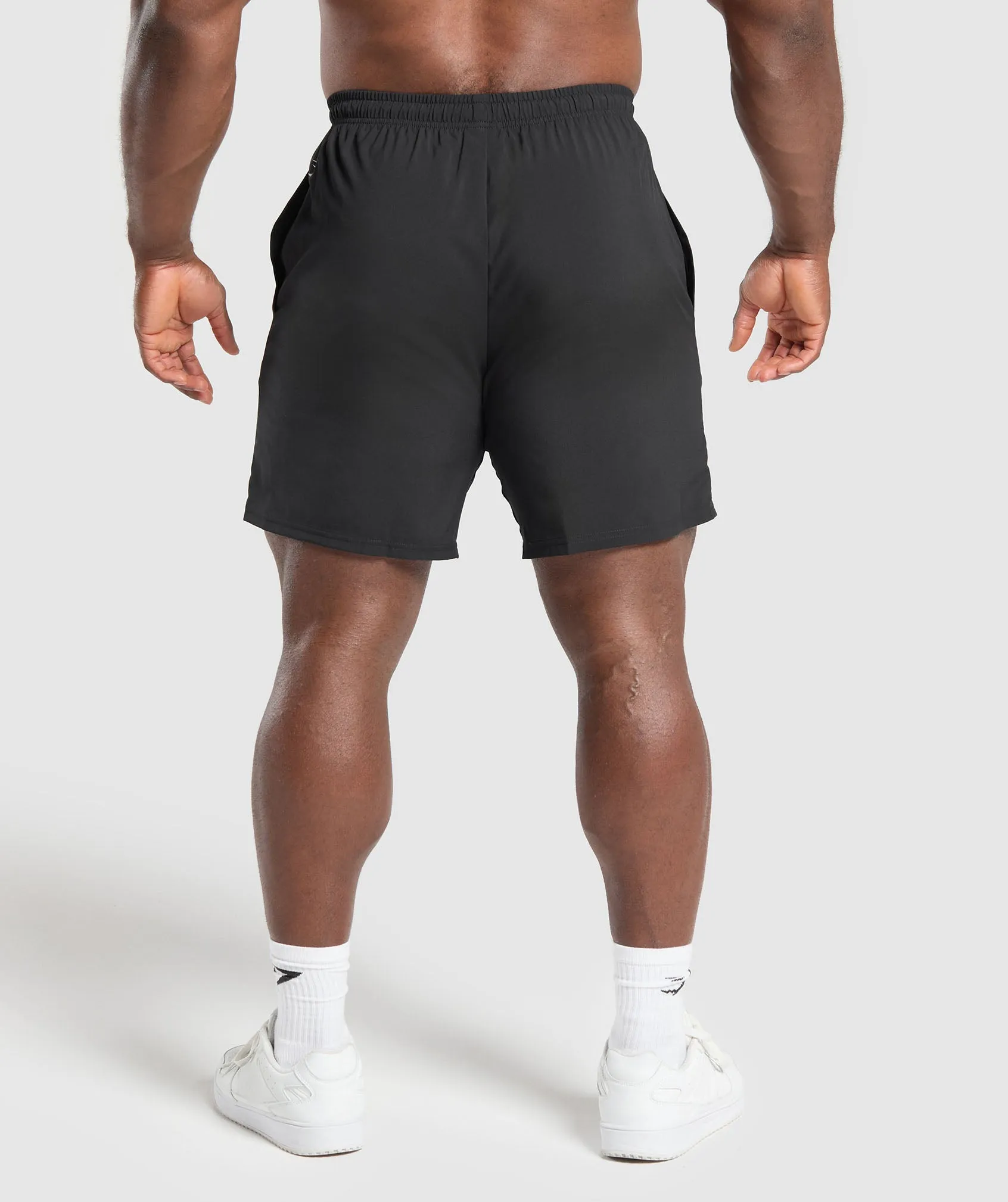 Gymshark Built Different Graphic Shorts - Black