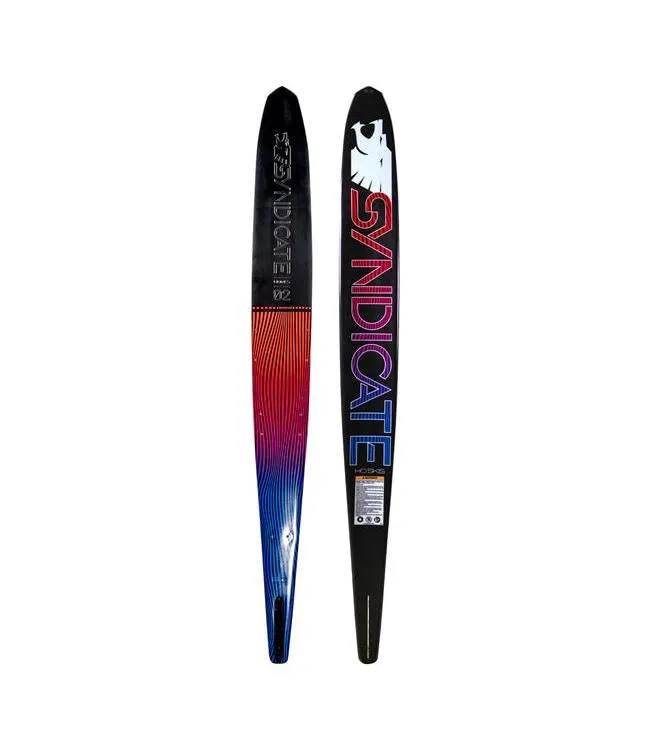 HO Syndicate Works 02 Slalom Ski with Syndicate Hardshell &  Fixed RTP (2025)