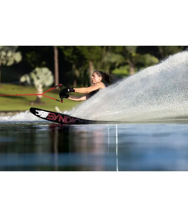 HO Syndicate Works 02 Slalom Ski with Syndicate Hardshell &  Fixed RTP (2025)