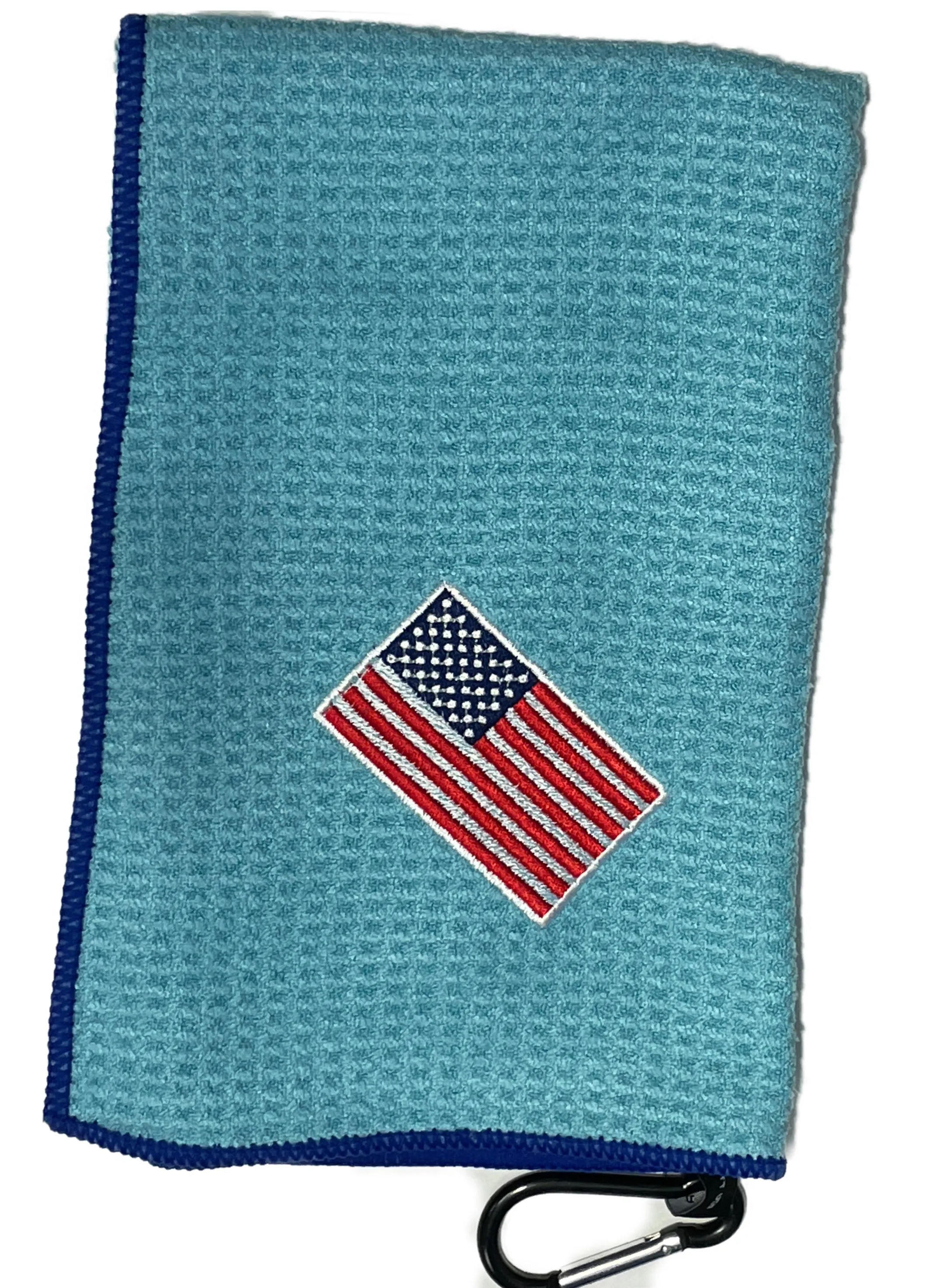 Joseph Elliott USA Embroidered Flag 18" x 18" Micro Fiber Towels