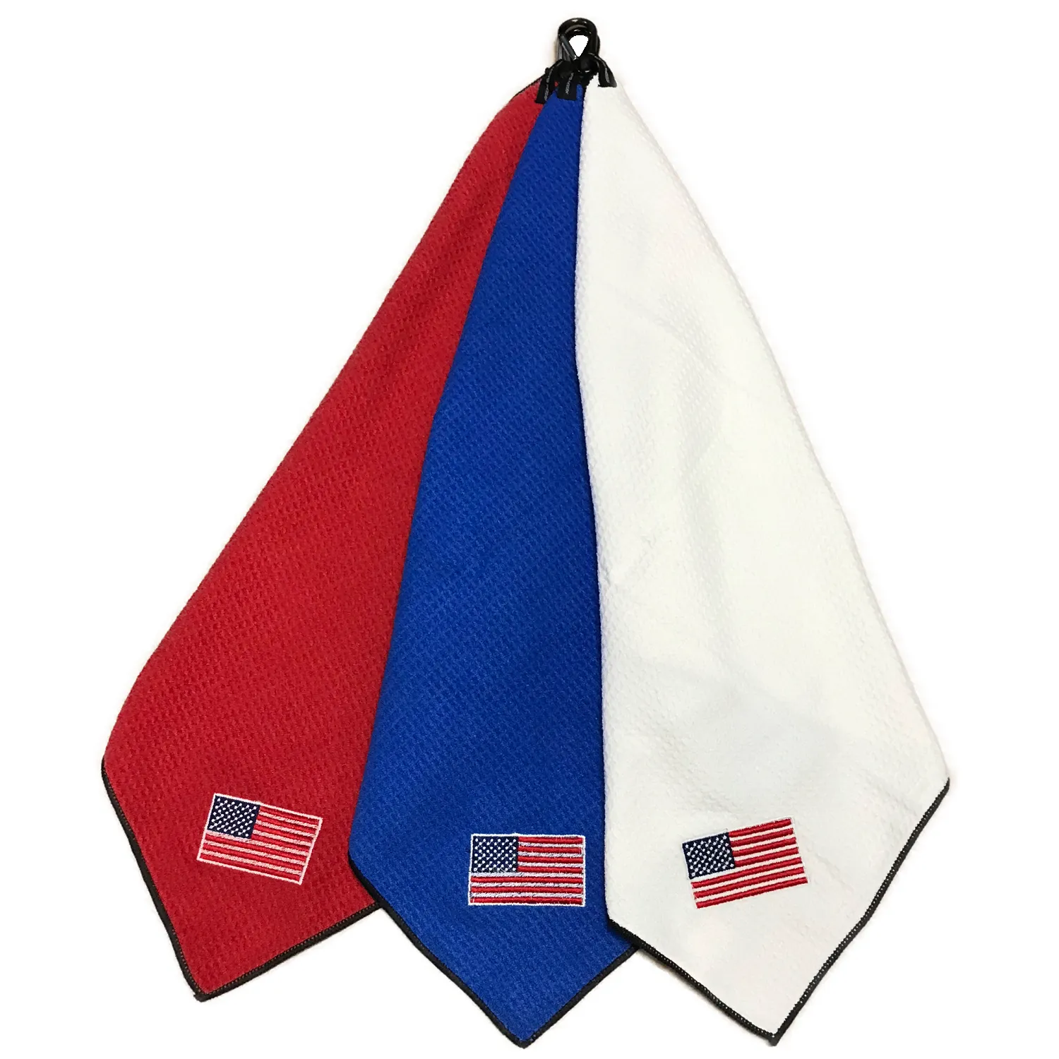 Joseph Elliott USA Embroidered Flag 18" x 18" Micro Fiber Towels