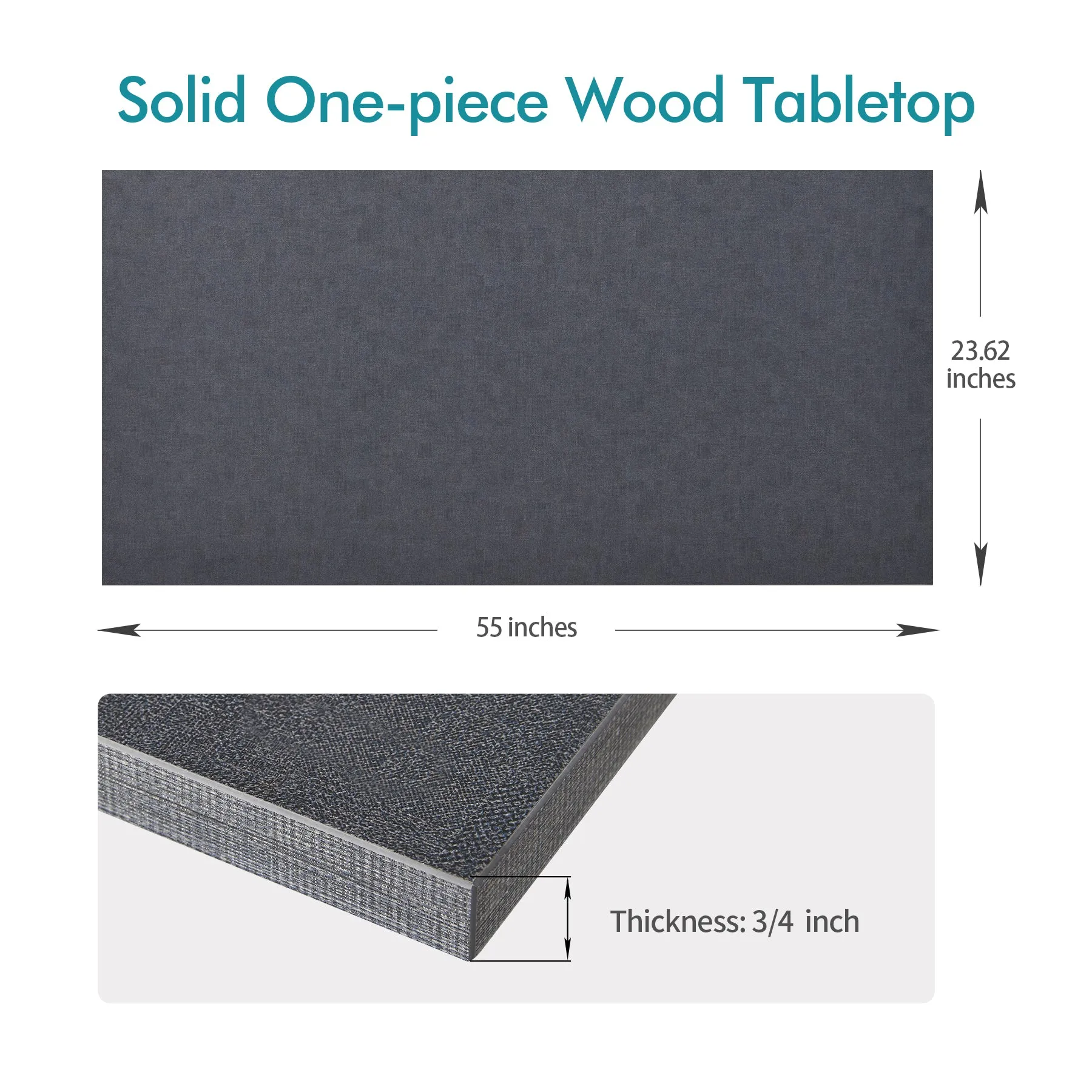 KABOON Universal Tabletop--Grayish Blue