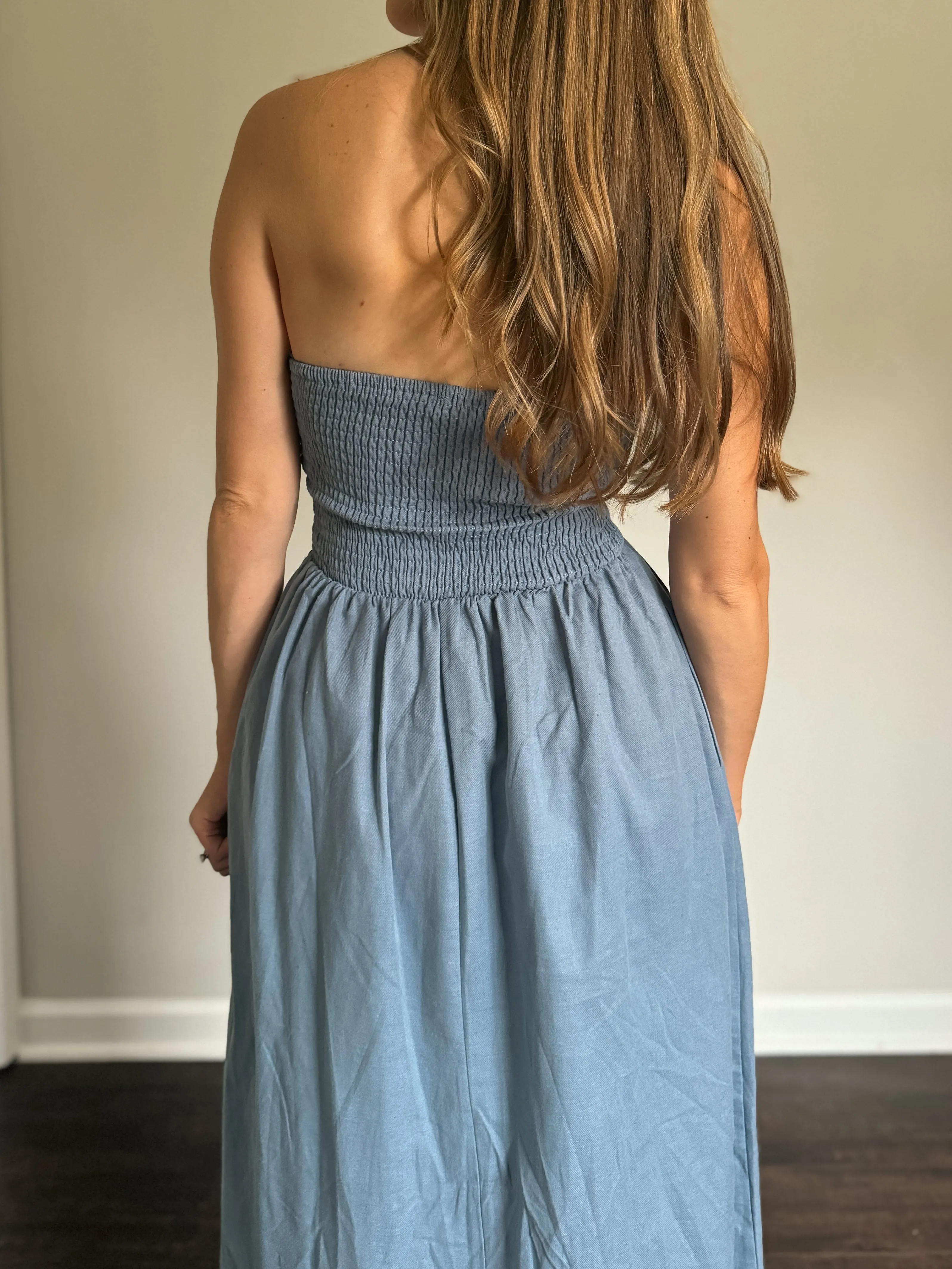 Knotted Halter Dress