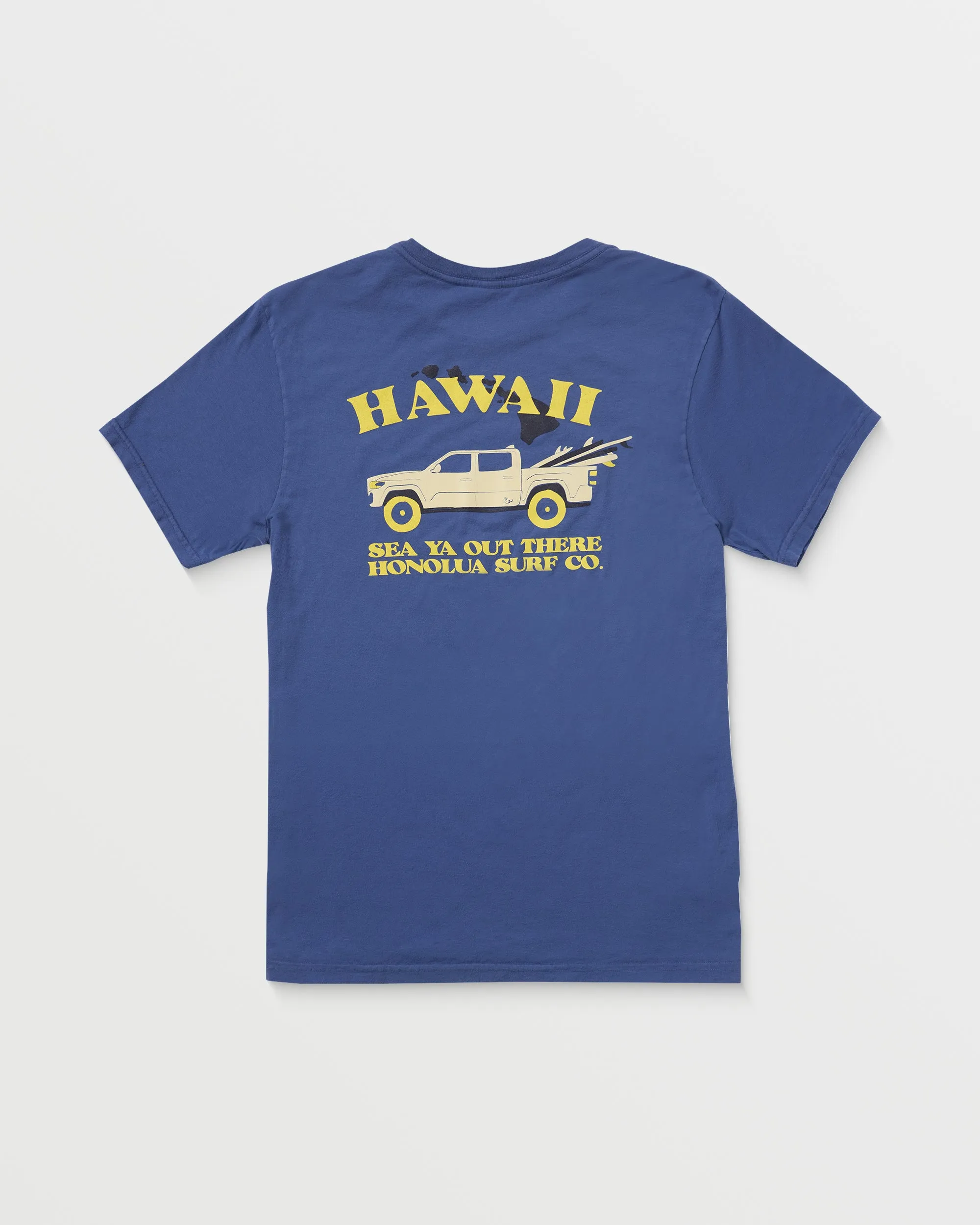 Mens Travel Light Short Sleeve Tee - Denim