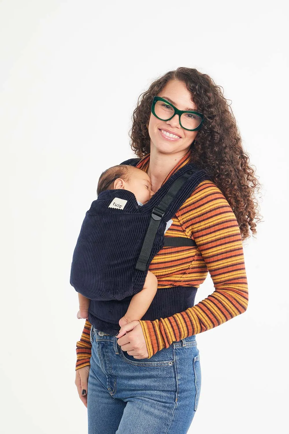 Midnight Blue - Corduroy Free-to-Grow Baby Carrier