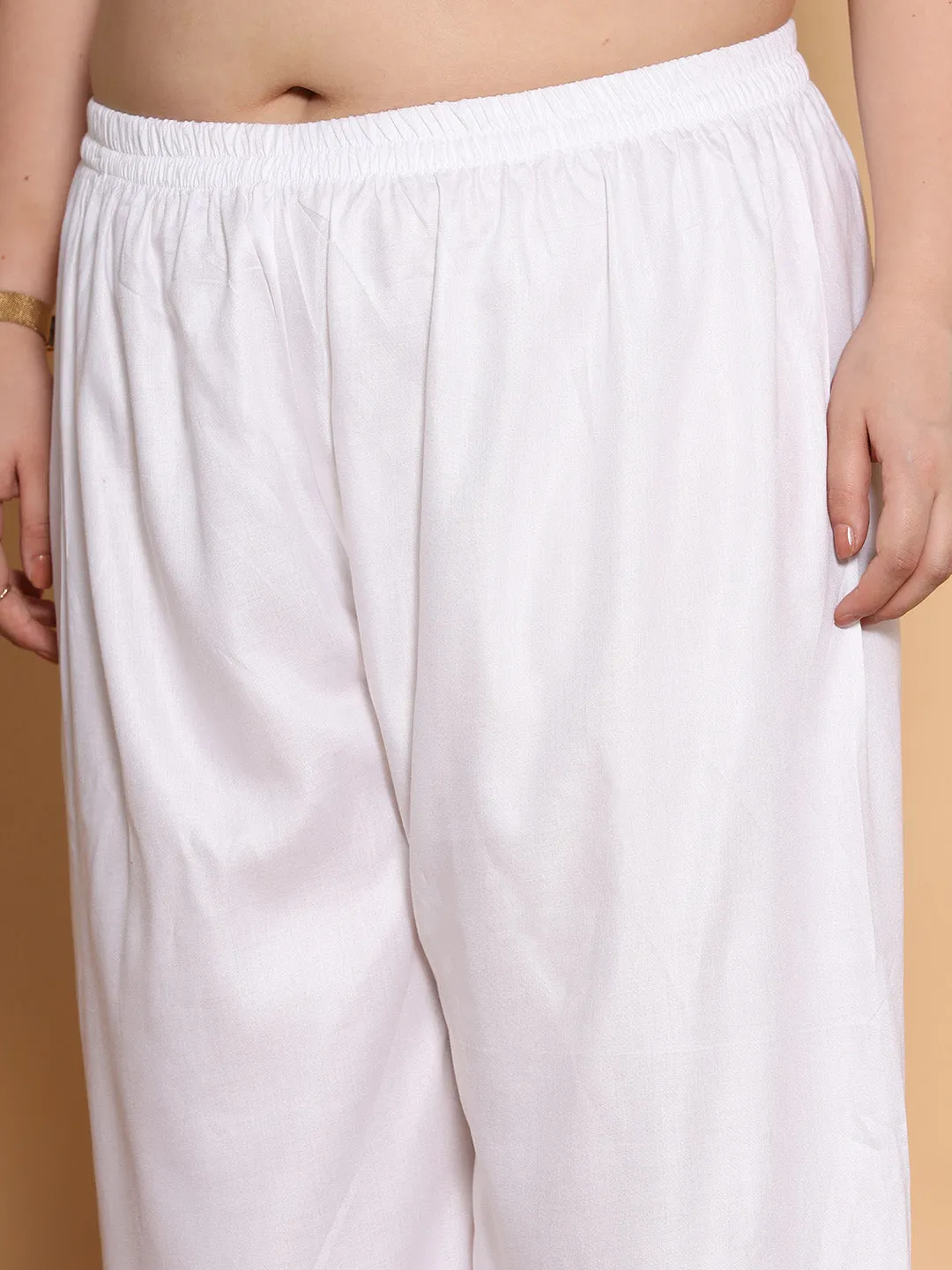 MilkyWhite Rayon Balloon Salwar