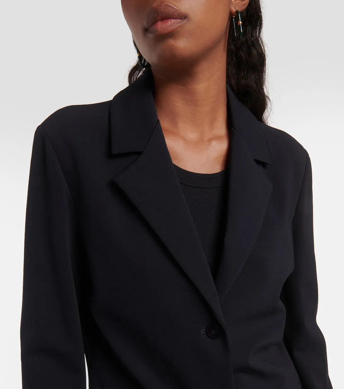 Mogador Max Mara single breasted jacket, blue