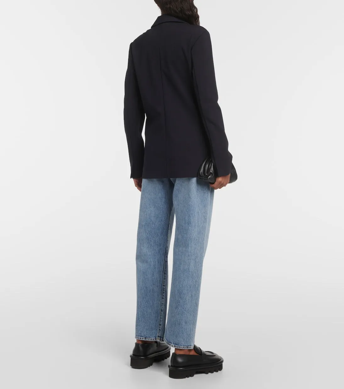 Mogador Max Mara single breasted jacket, blue