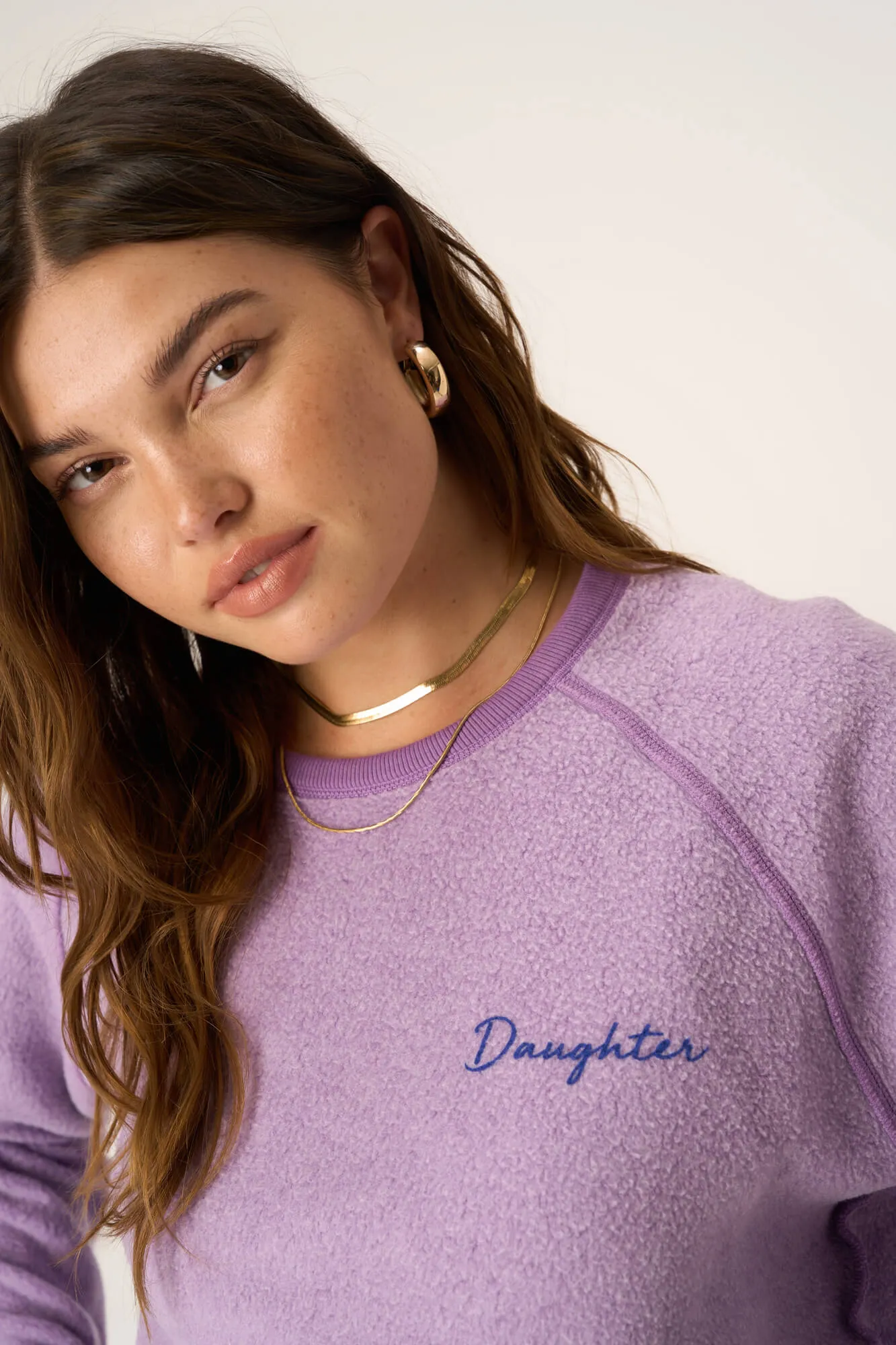 Mommy/Daughter Reversible Sweatshirt - Blooming Lilac