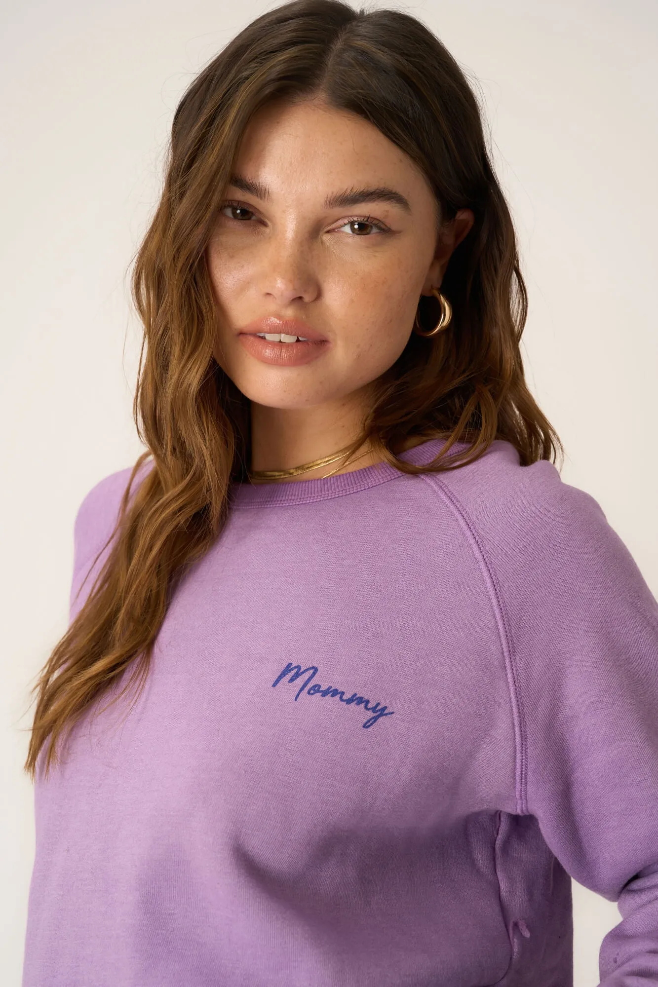 Mommy/Daughter Reversible Sweatshirt - Blooming Lilac