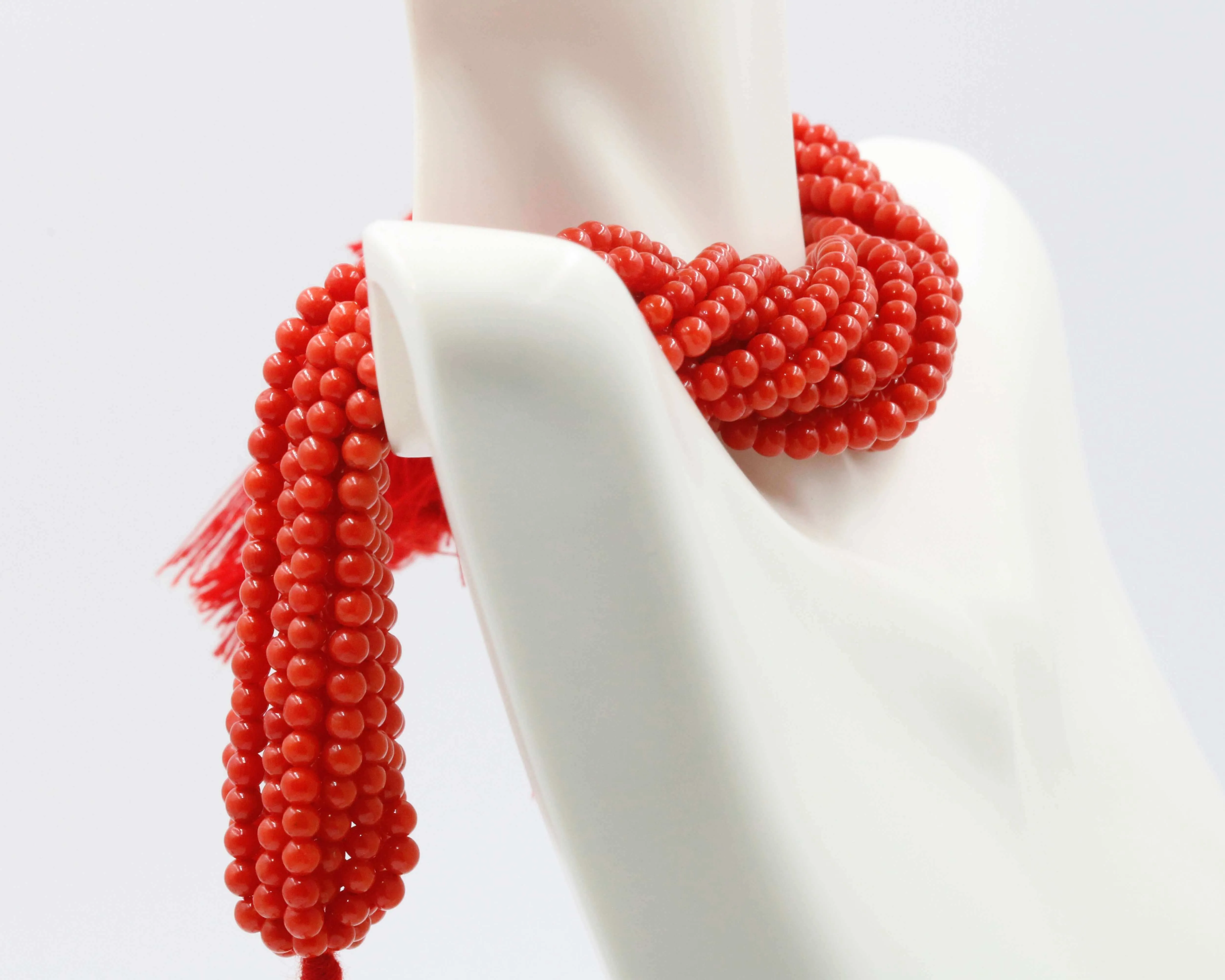 Natural Coral Beads Coral Round Coral beads Red Coral Beads Polished Coral Beads Natural Coral 3mm Bead DIY Jewelry 8 inch SKU: 115675