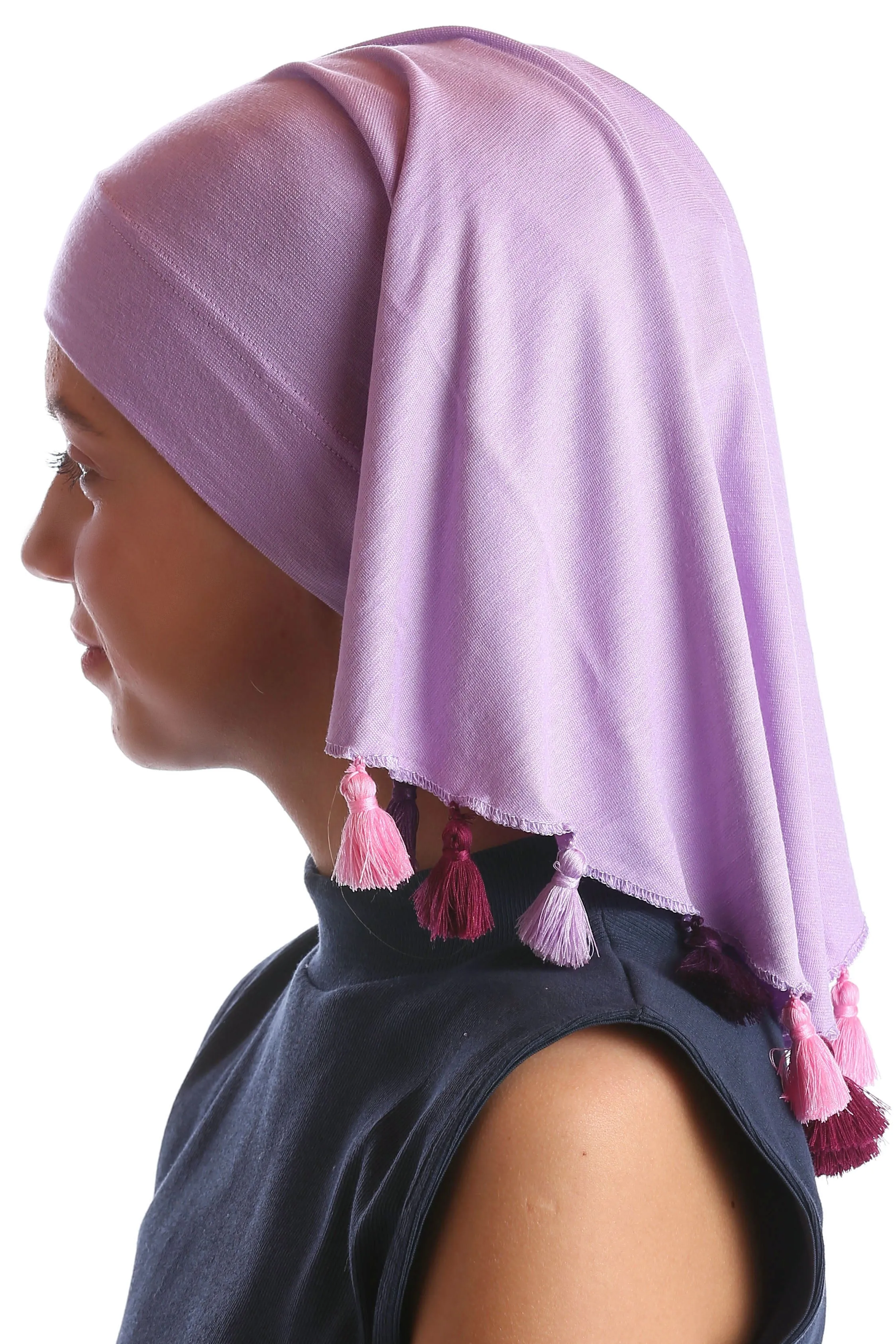No Tie Bandana for Youth with Tassels
