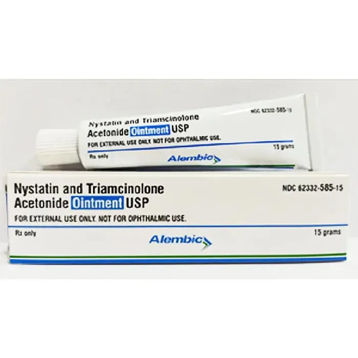 Nystatin and Triamcinolone Acetonide Ointment 0.1% 15 gram Tube (Rx)