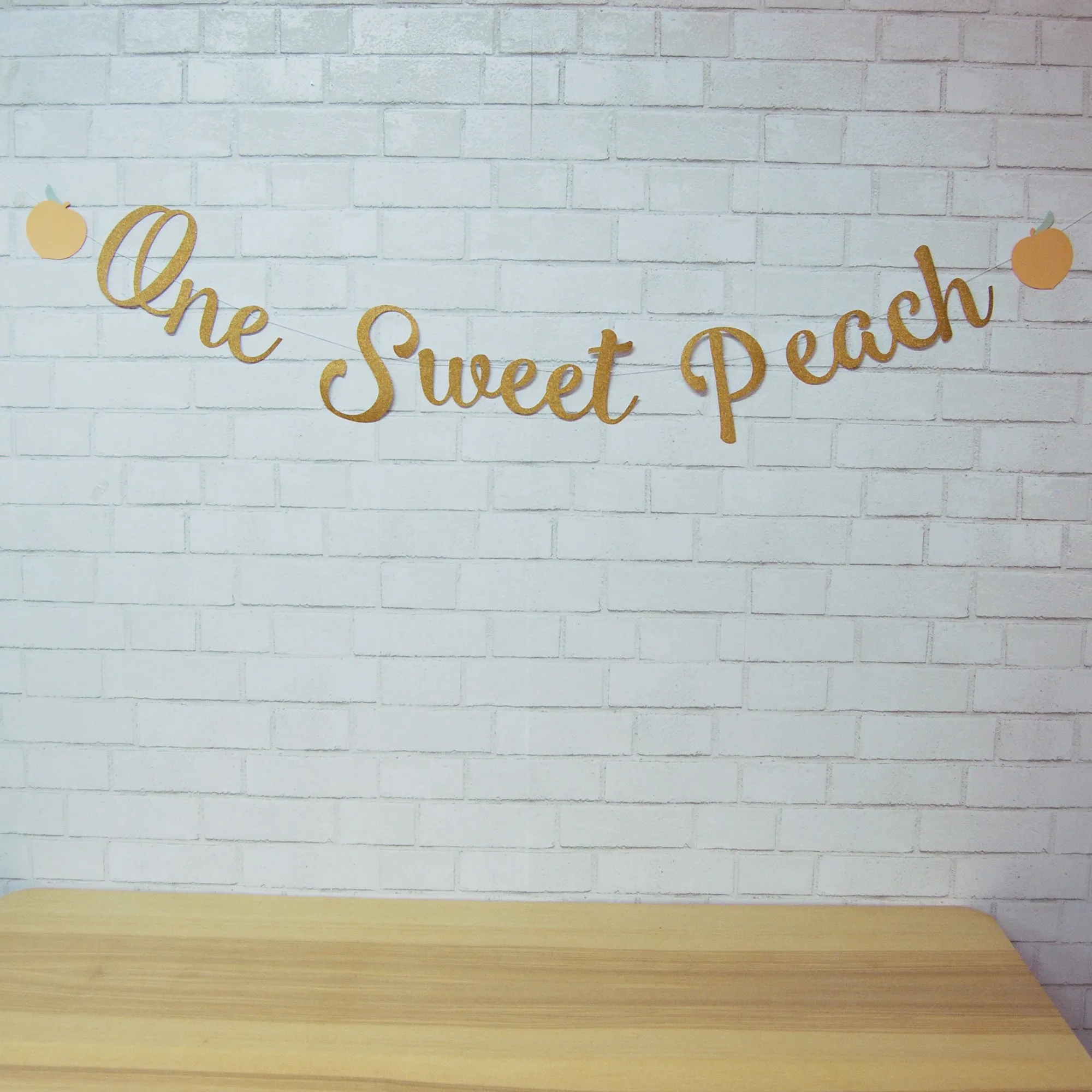 One Sweet Peach Banner