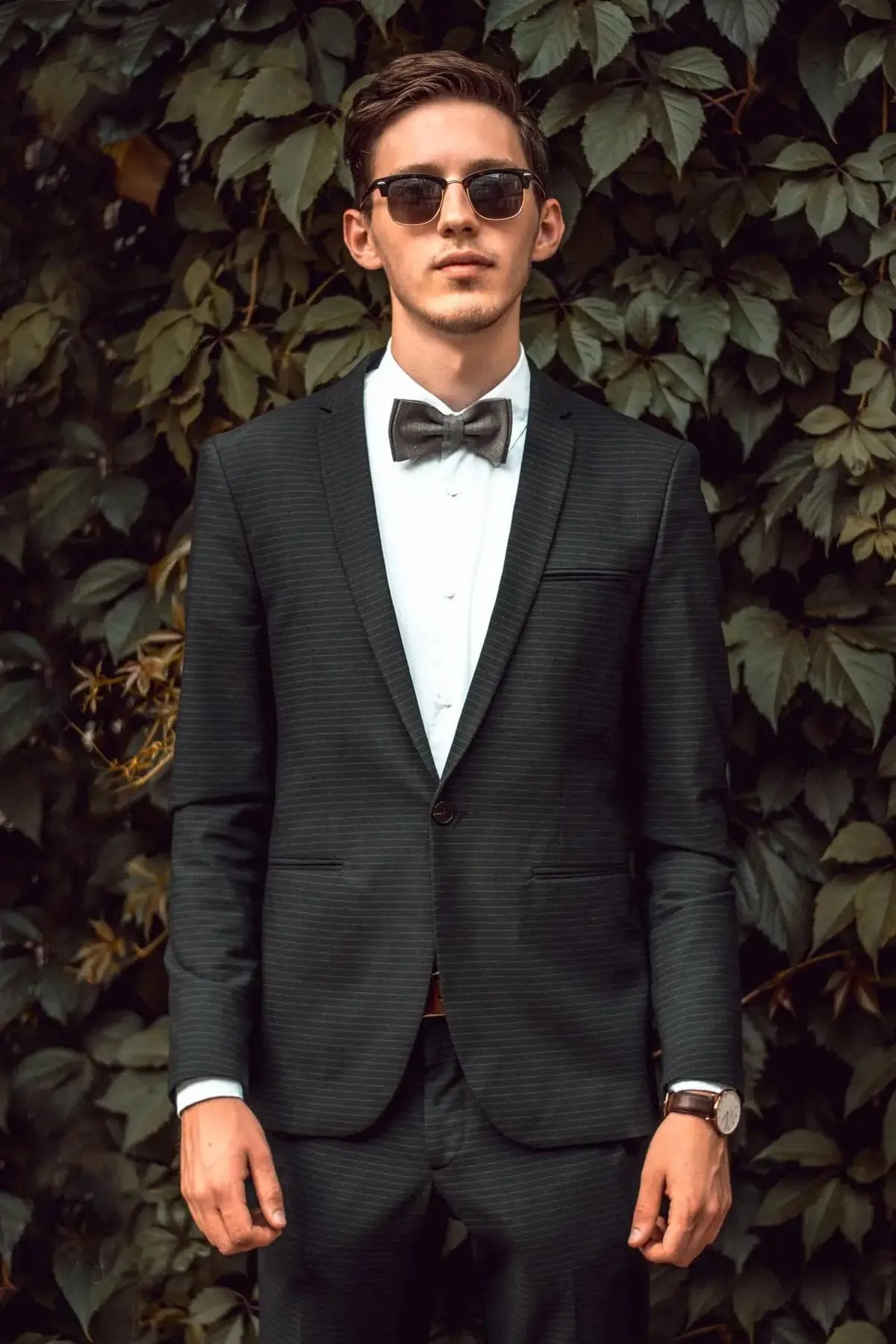Pastel Peach Bow Tie - Ideal Wedding Accessory for Men & Groomsmen