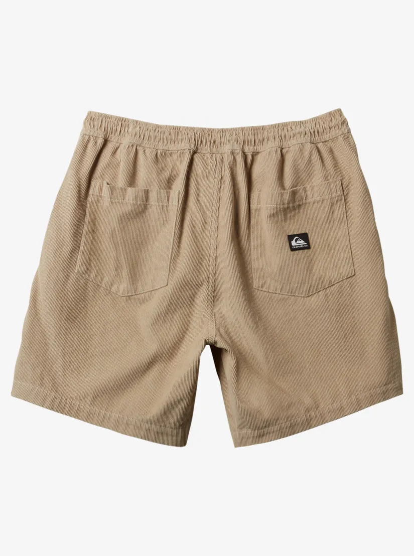 Quiksilver Taxer Corduroy Shorts - PLAZA TAUPE