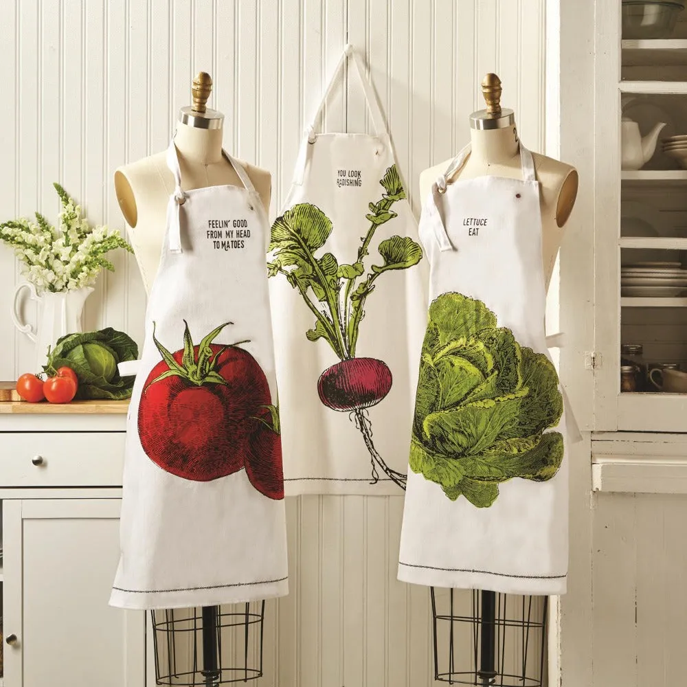 "Farm to Table" Apron in Mason Jar - Radish