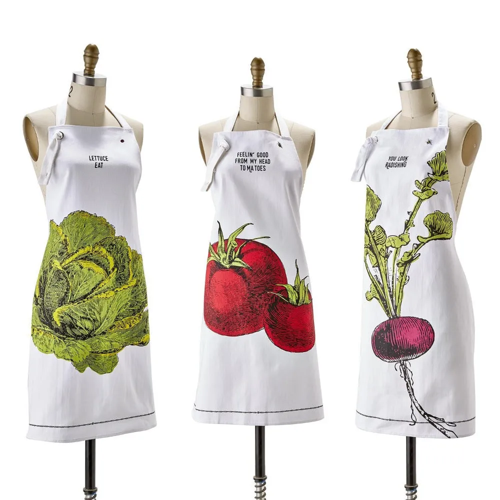"Farm to Table" Apron in Mason Jar - Radish