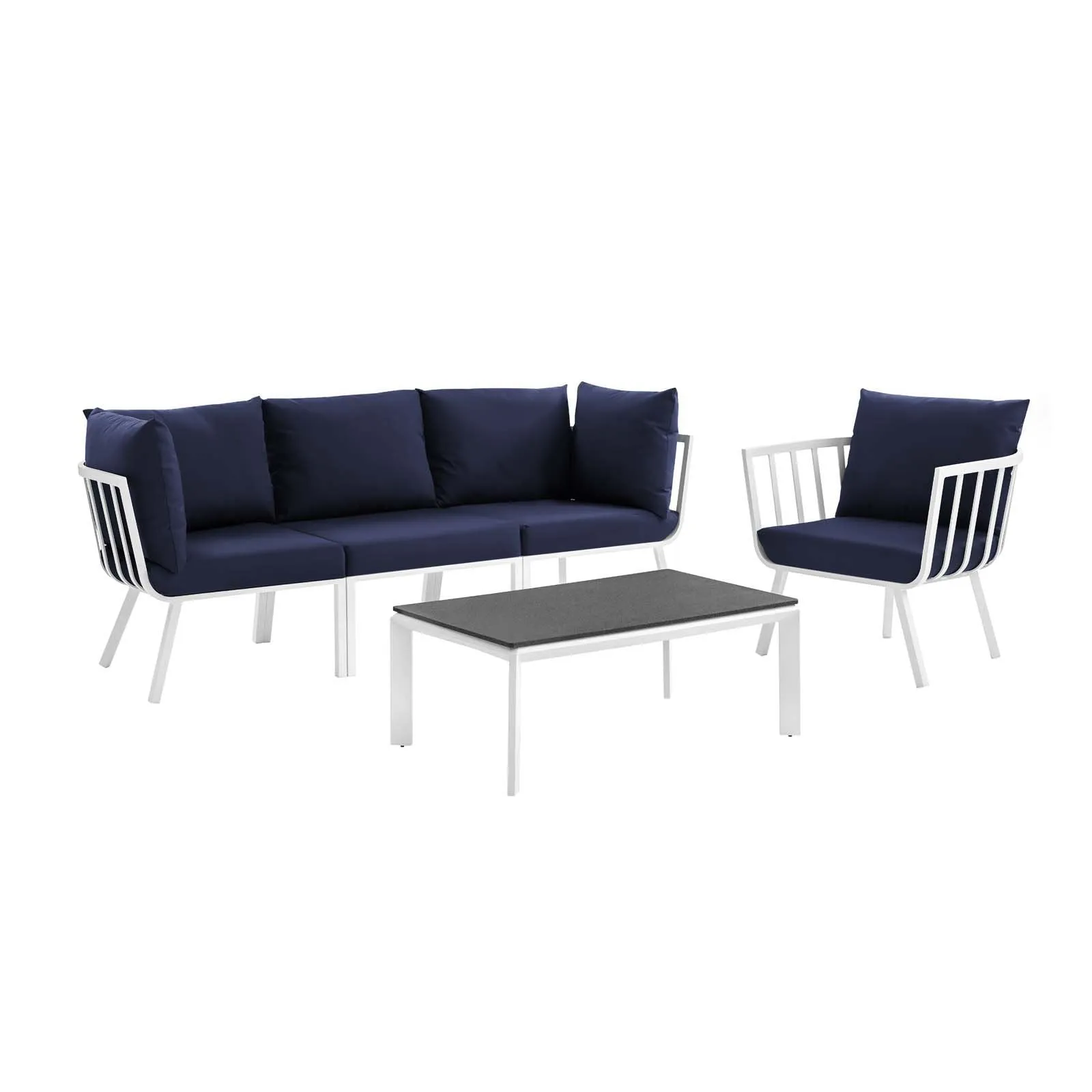 Riverside Outdoor Patio Aluminum Set