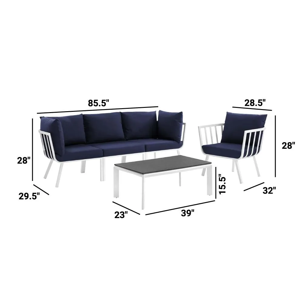 Riverside Outdoor Patio Aluminum Set
