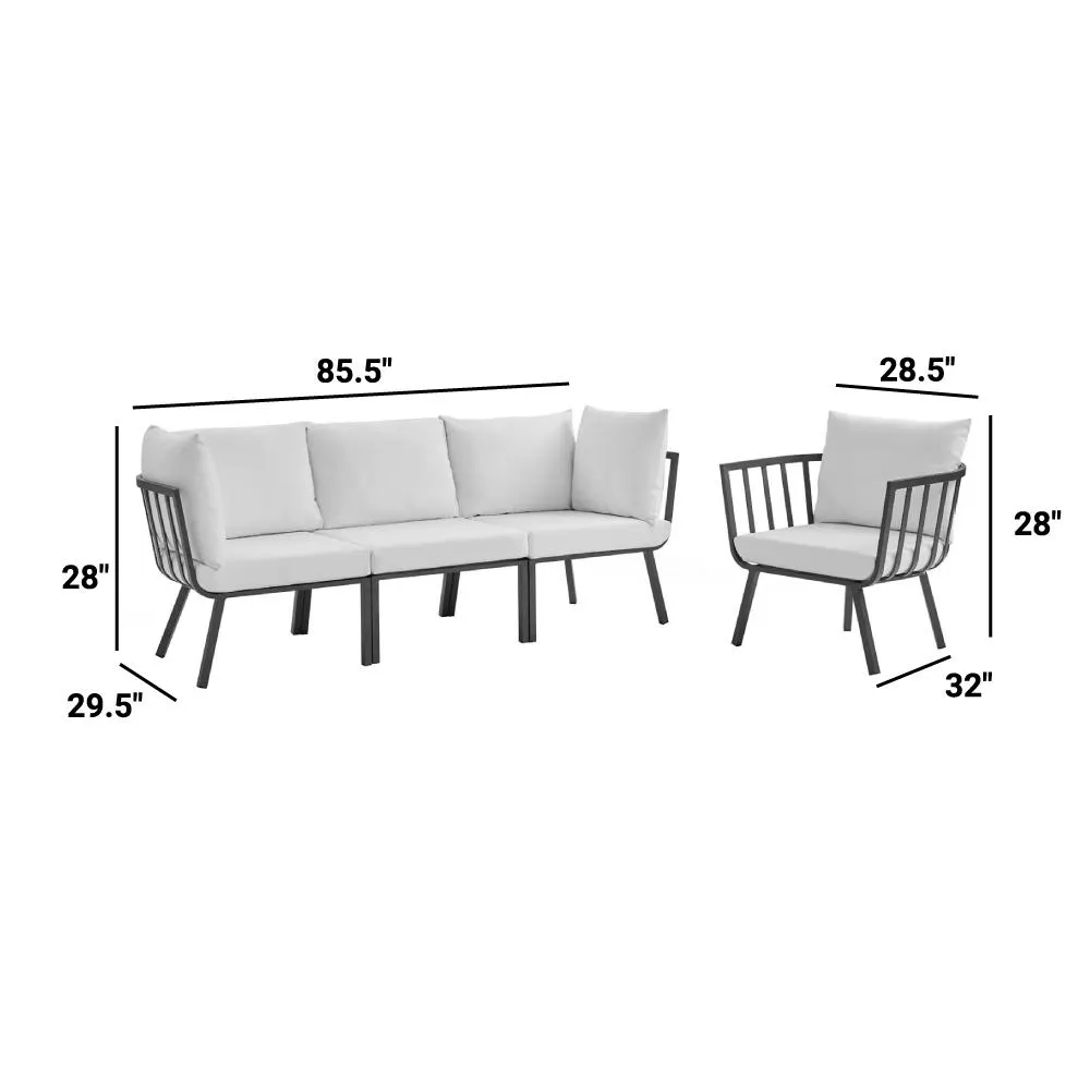 Riverside Outdoor Patio Aluminum Set