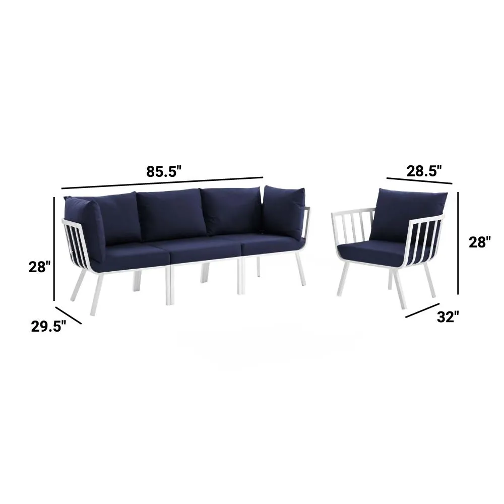 Riverside Outdoor Patio Aluminum Set