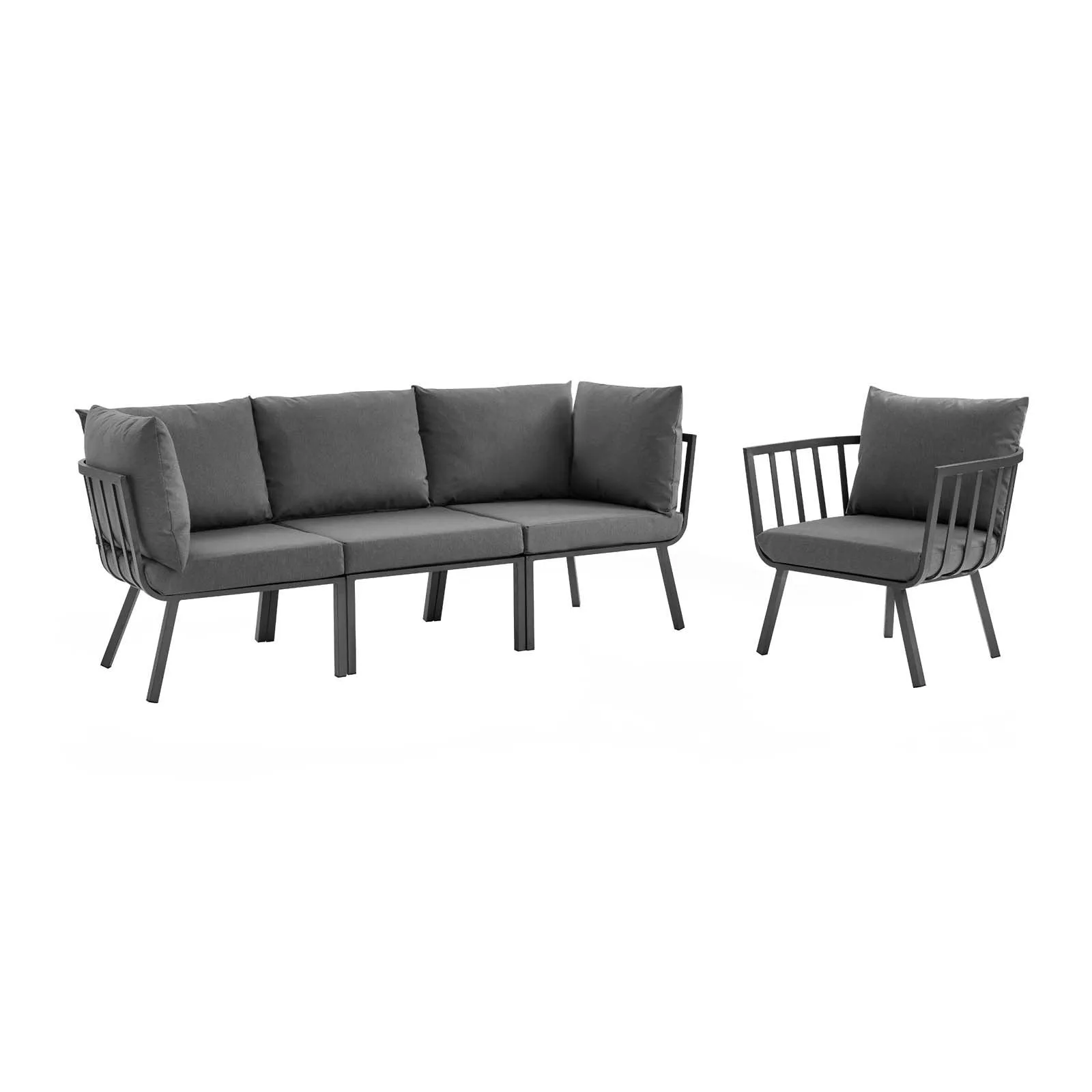 Riverside Outdoor Patio Aluminum Set