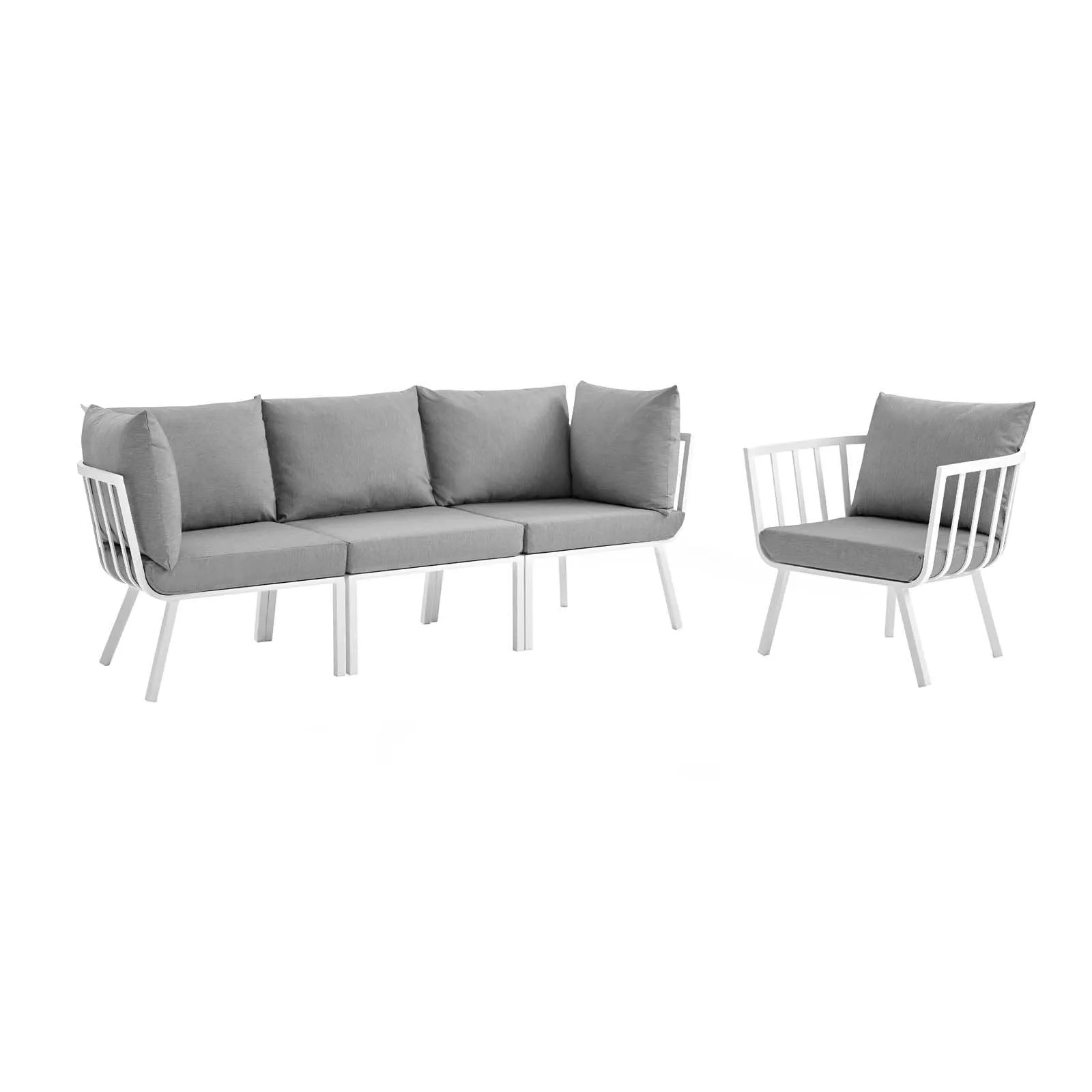 Riverside Outdoor Patio Aluminum Set