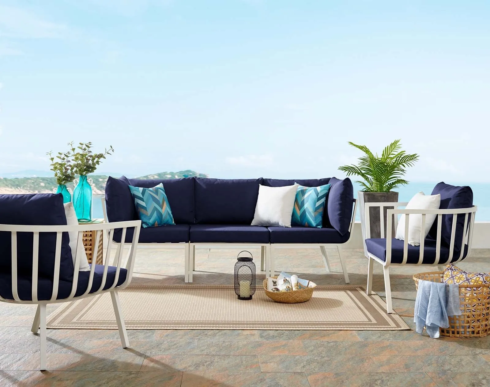 Riverside Outdoor Patio Aluminum Set