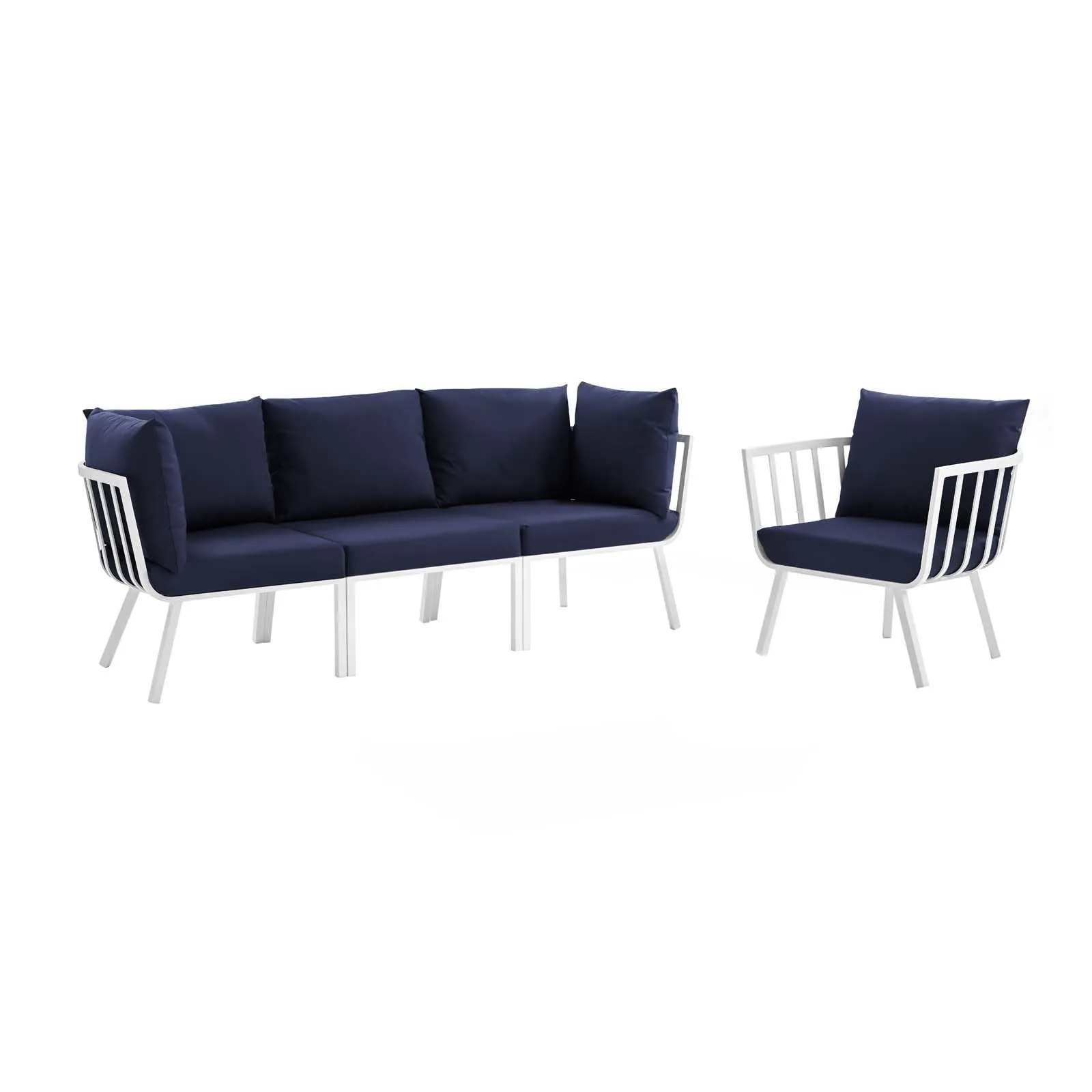 Riverside Outdoor Patio Aluminum Set