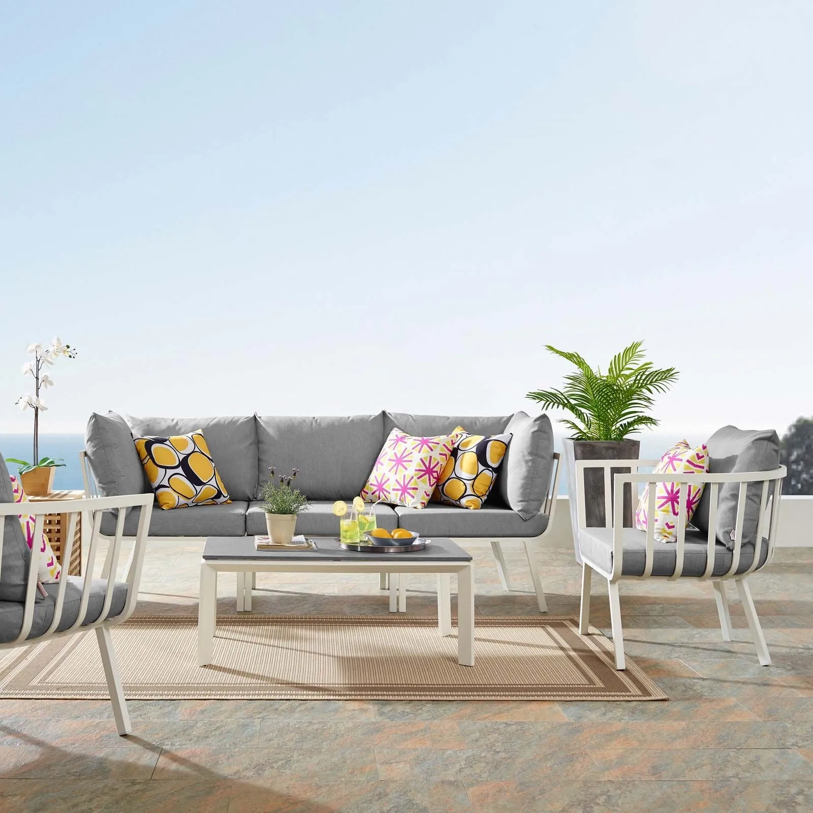 Riverside Outdoor Patio Aluminum Set
