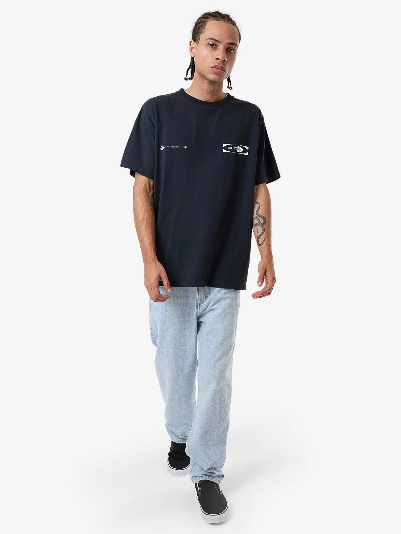 Shifting Sands Merch Fit Tee - Twilight Black